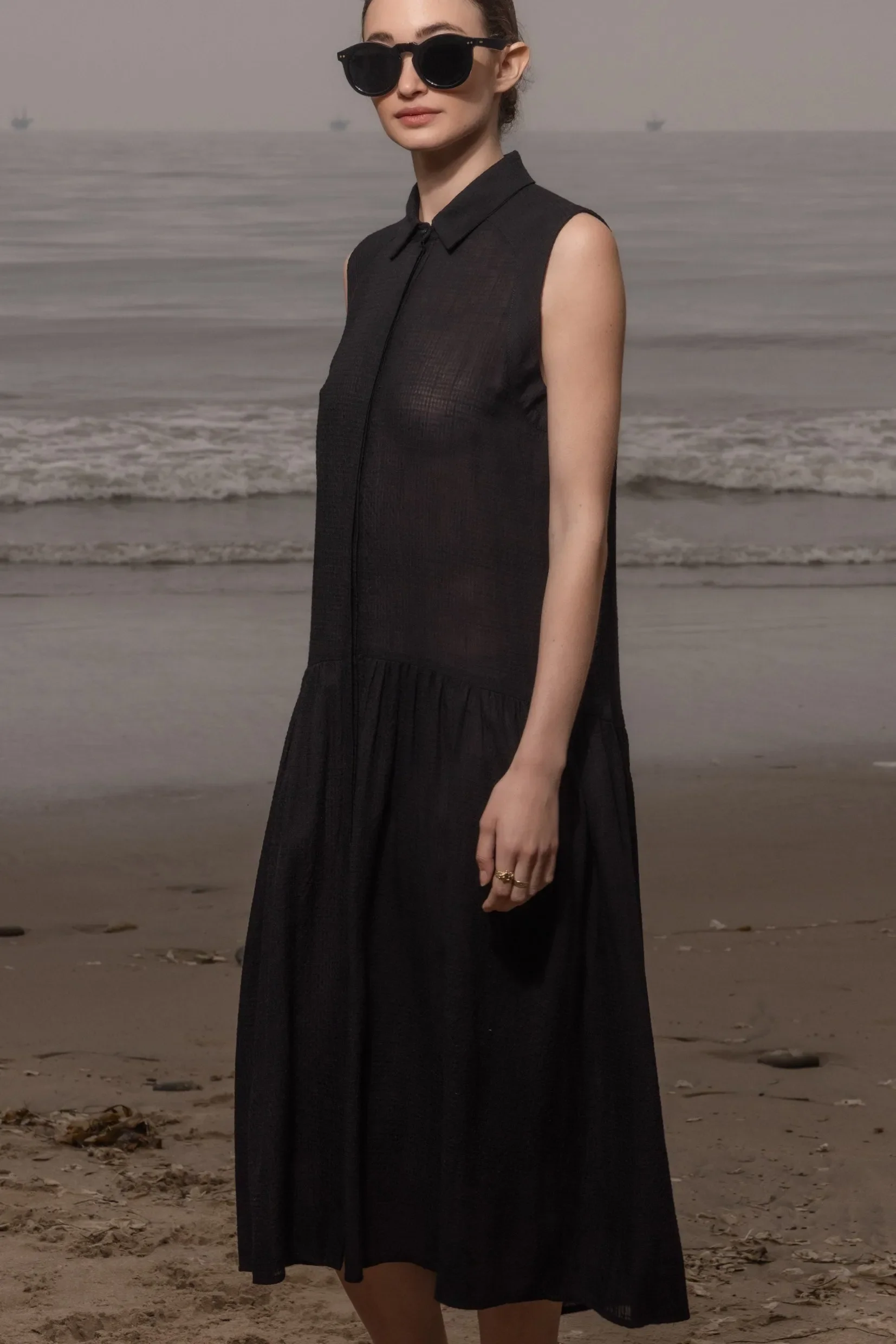 Provence Dress - Jacquard Gingham - Image 4