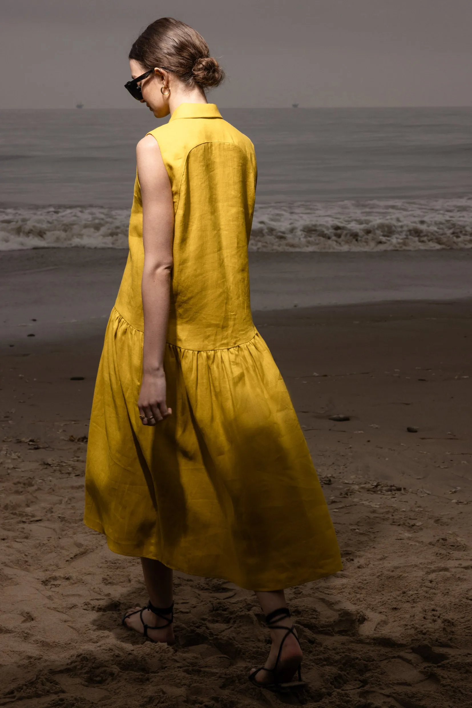 Provence Dress - Dandelion Linen - Image 4