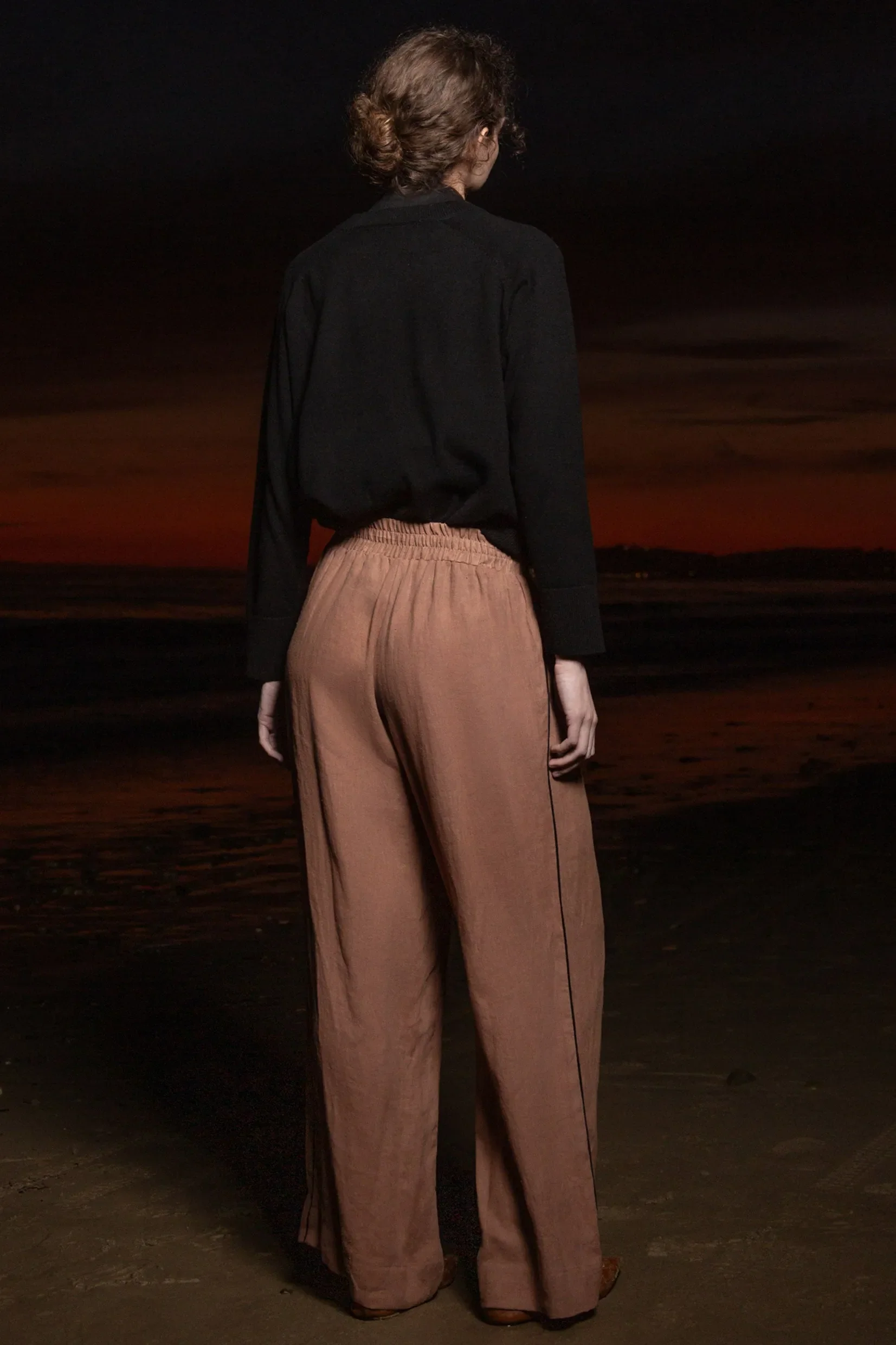 Sahara Pant - Sable Tissue Linen - Image 7
