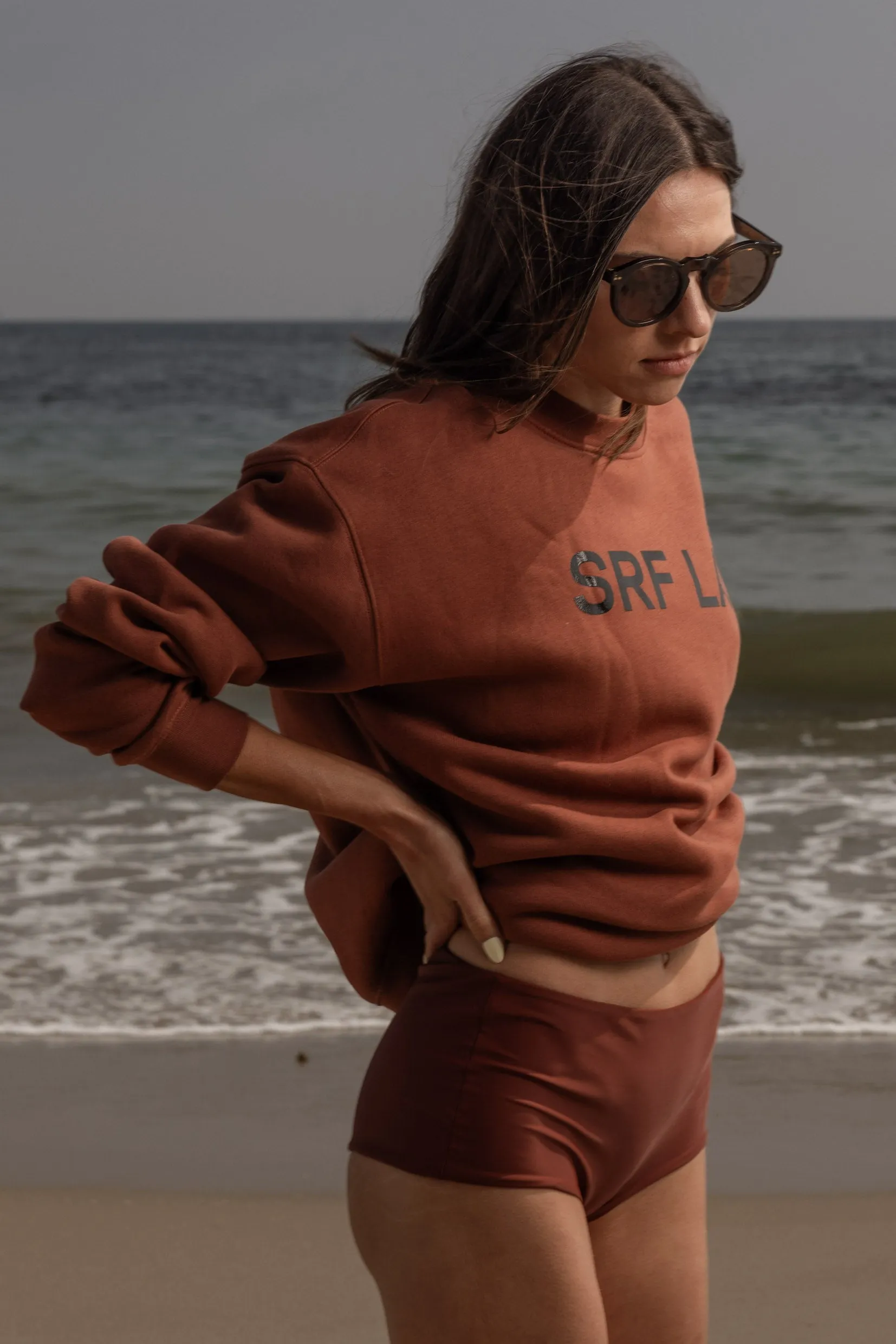 SRF LA Unisex Crewneck - Walnut - Image 9