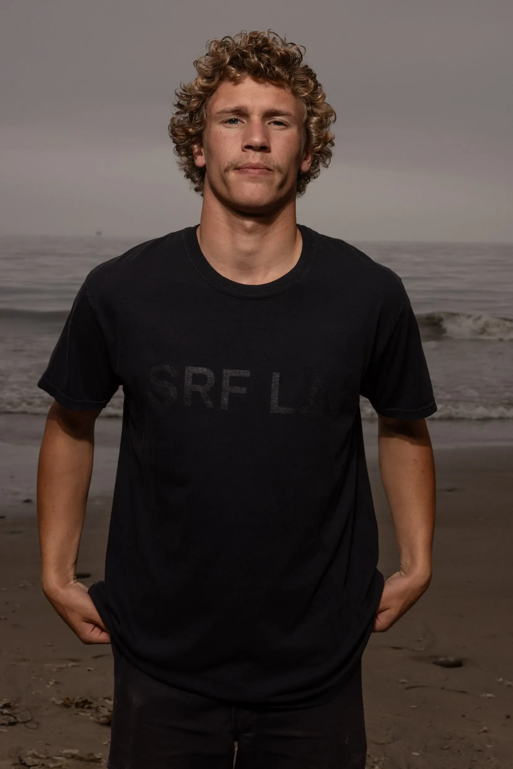 SRF LA Tee - Black on Black - Image 3