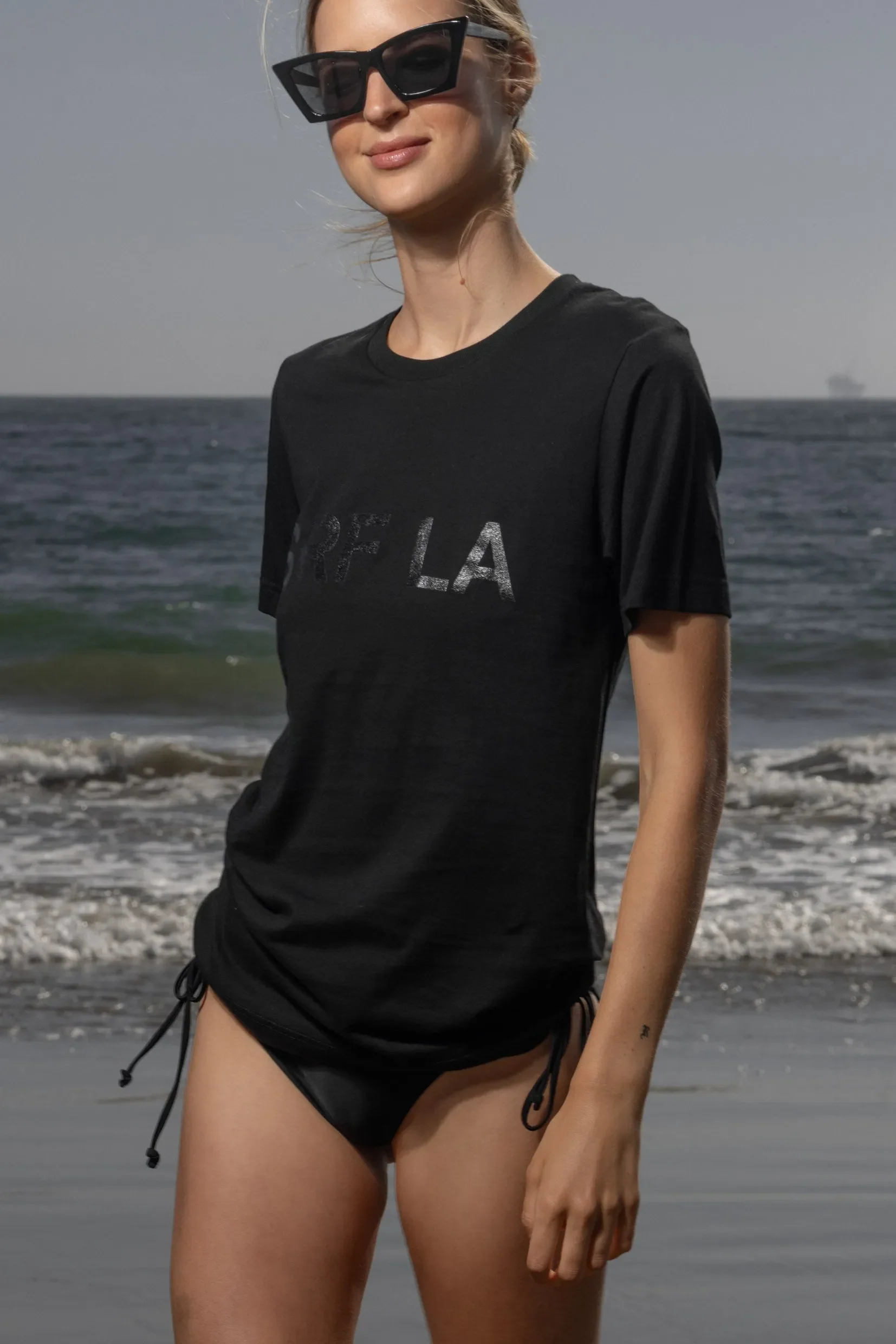 SRF LA Tee - Black on Black - Image 4