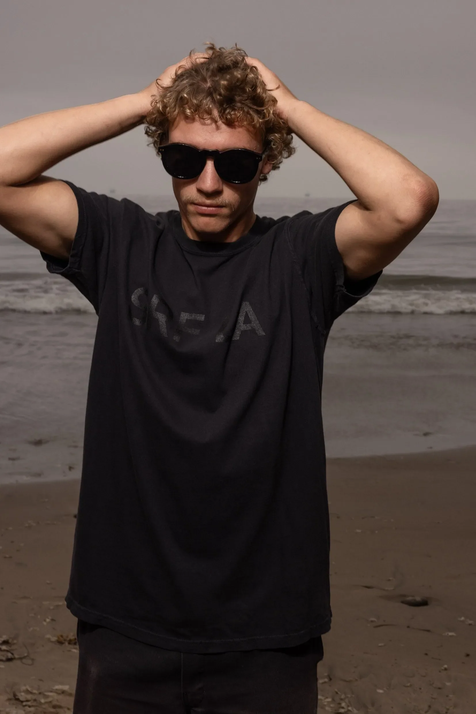 SRF LA Tee - Black on Black - Image 9