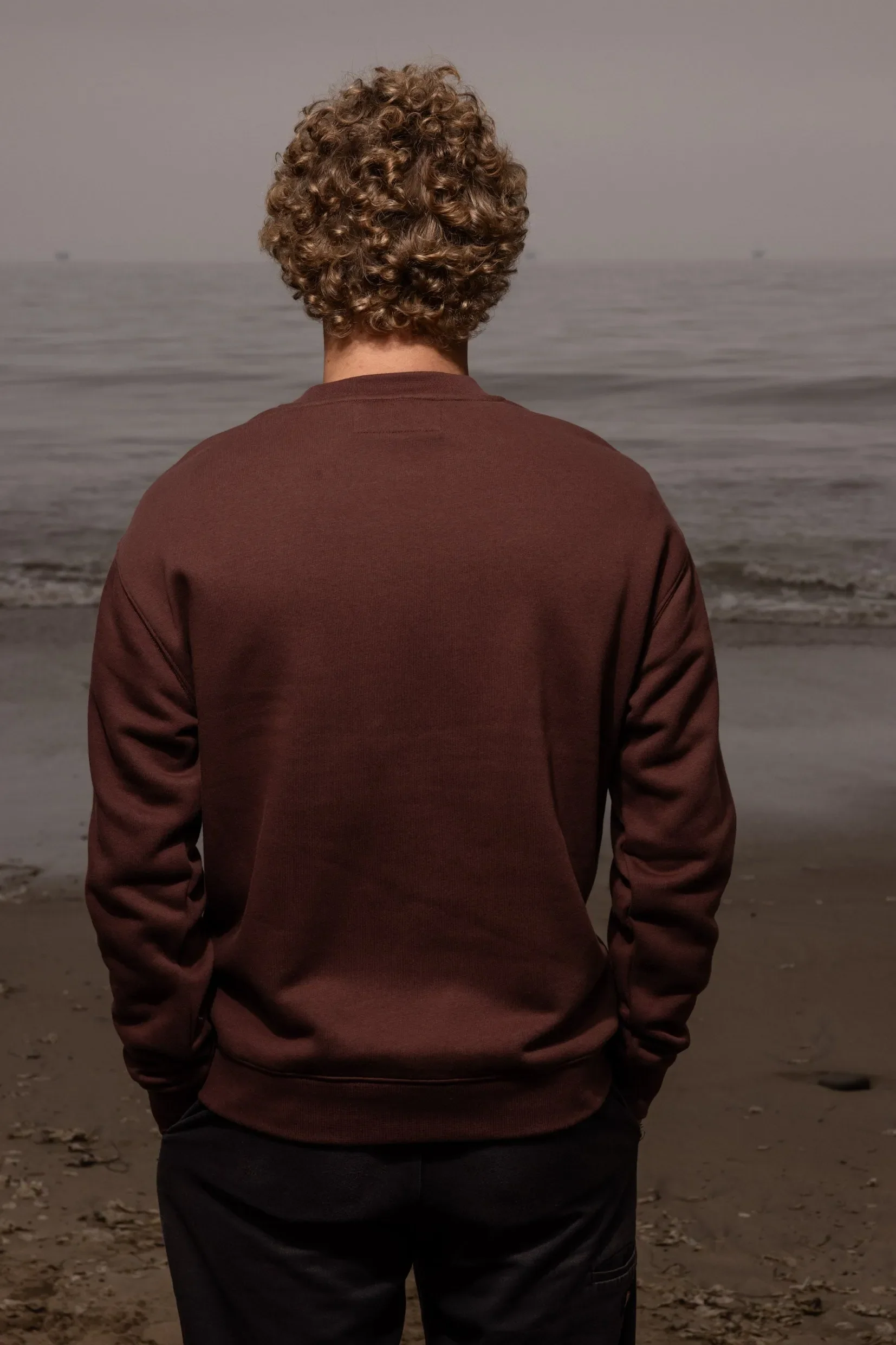 70's SRF LA Unisex Crewneck - Chocolate - Image 4