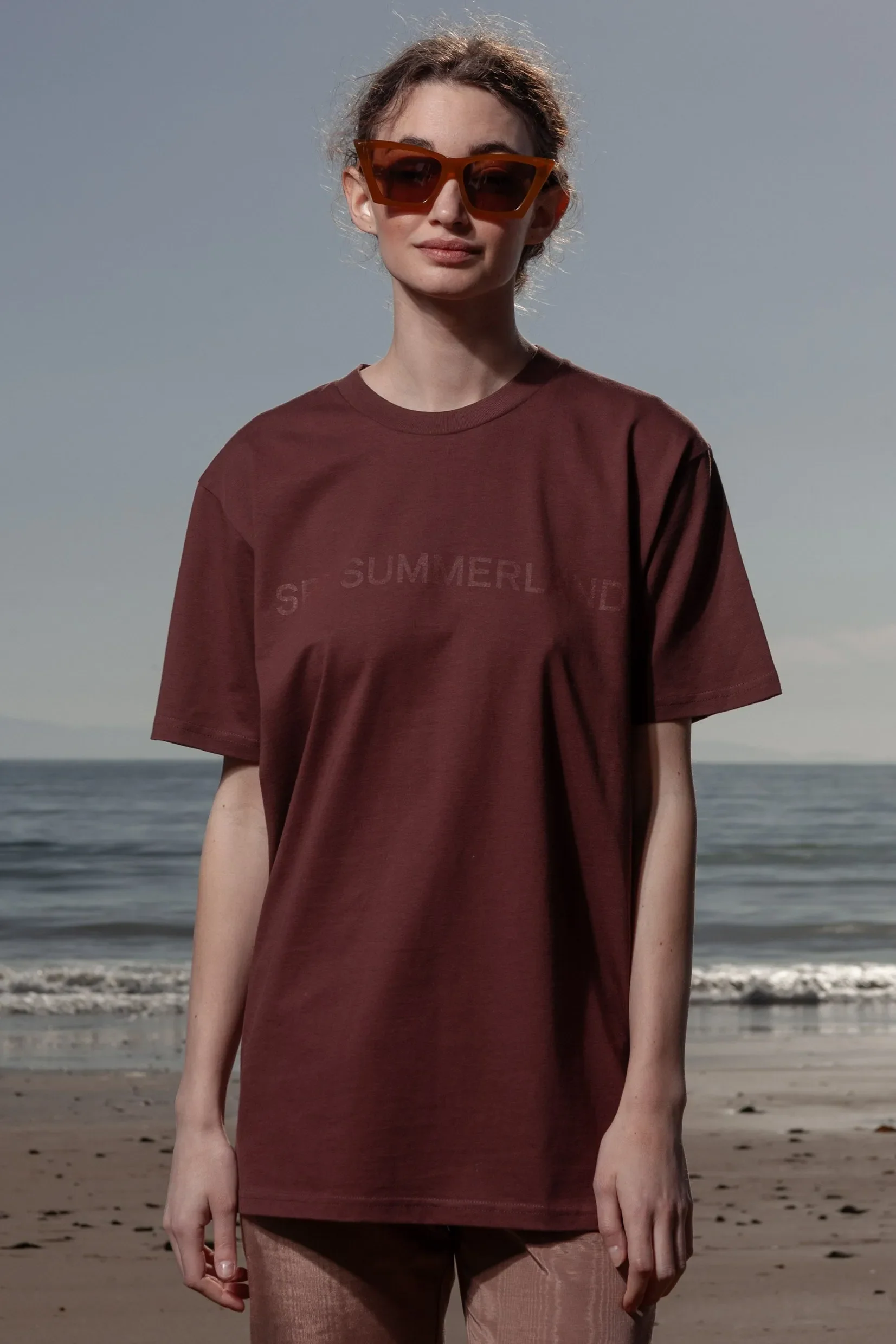 SRF SUMMERLAND Unisex Tee - Chocolate - Image 5