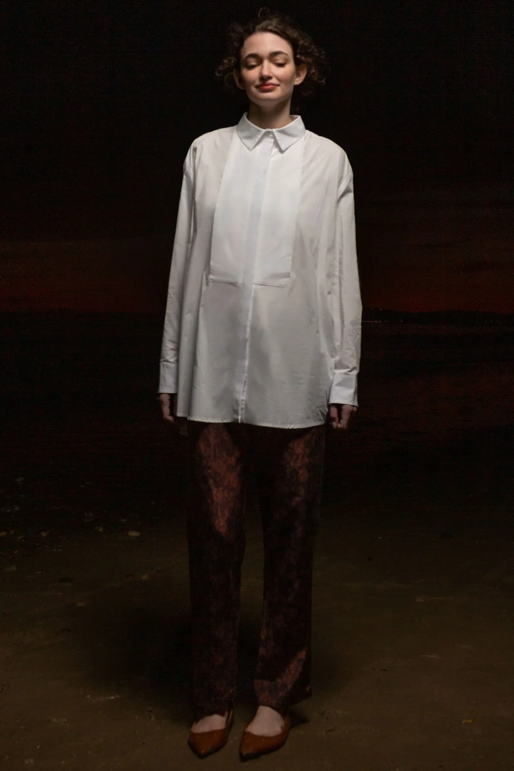 Tux Top - White Shirting - Image 2