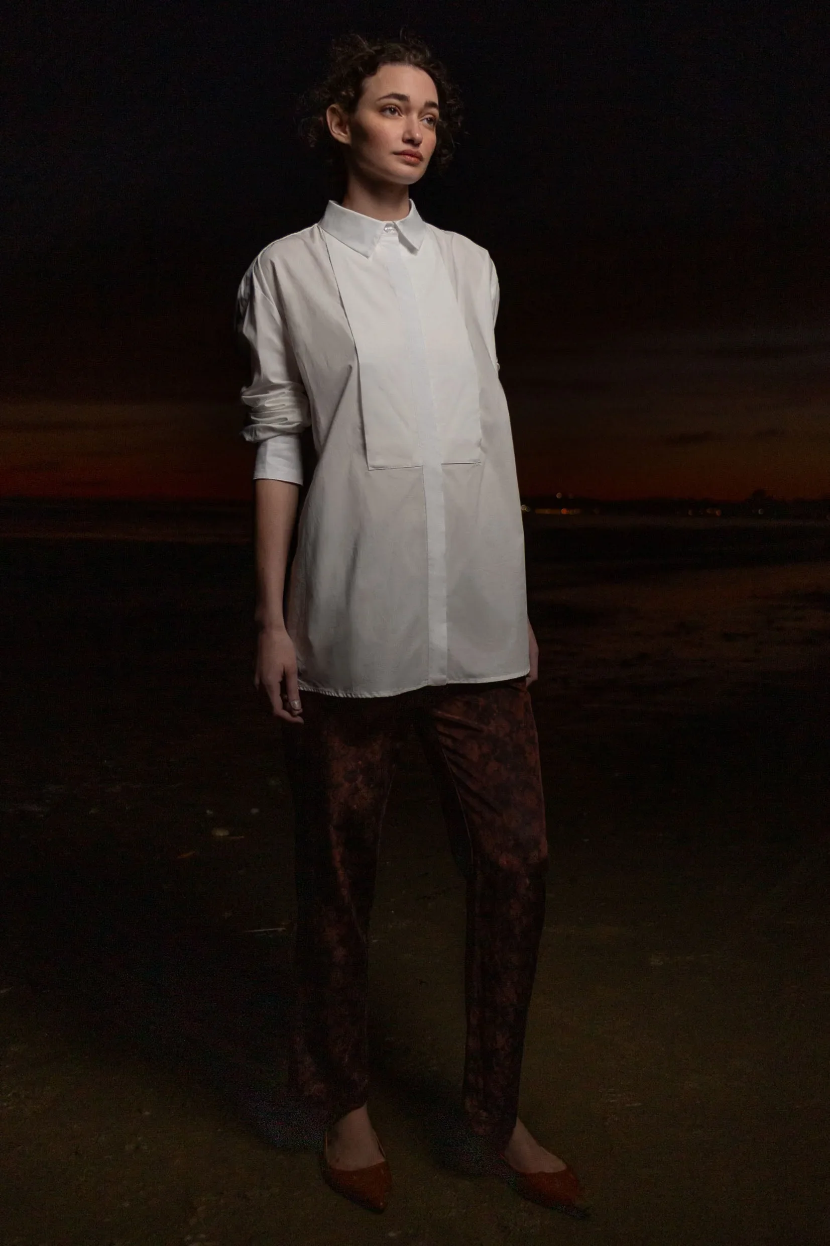 Tux Top - White Shirting - Image 5