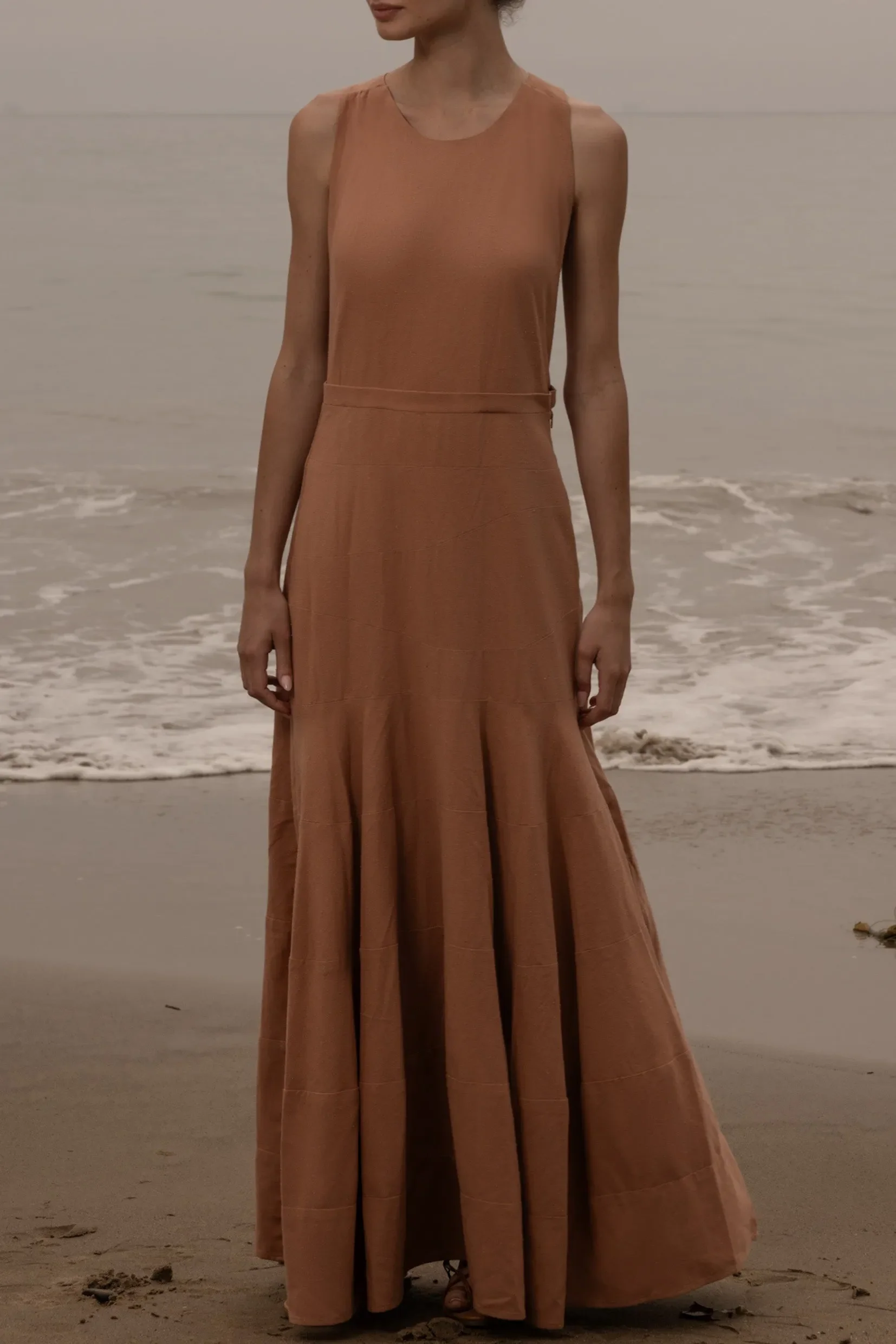 Windsor Gown - Blush Silk Noil - Image 11