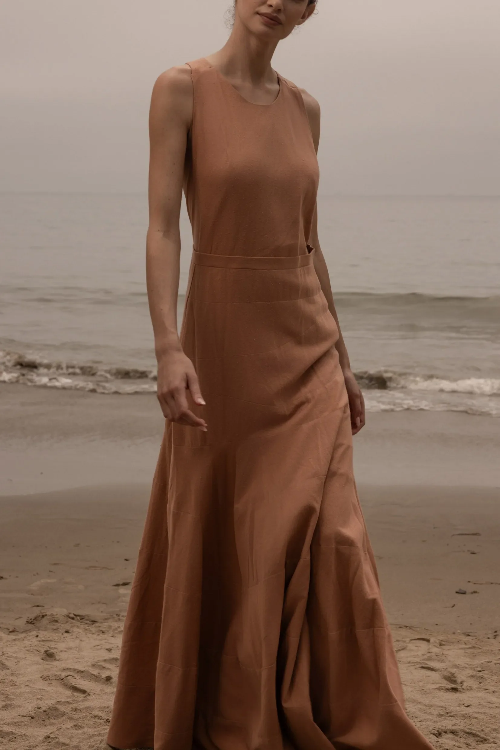 Windsor Gown - Blush Silk Noil - Image 15