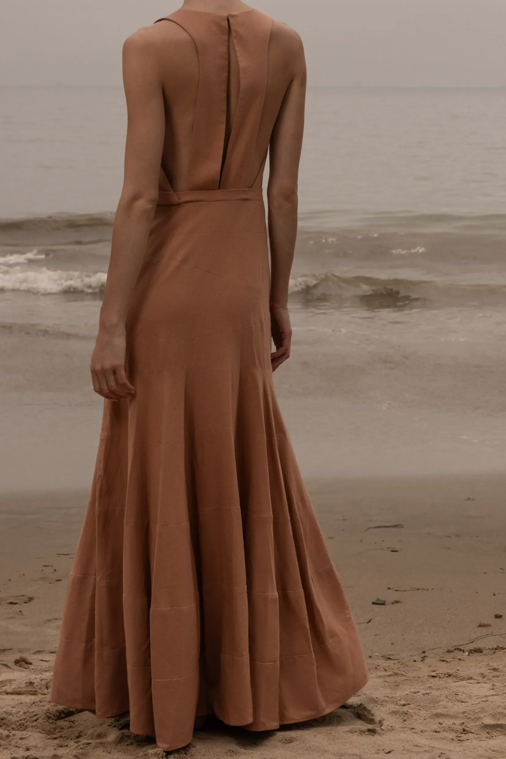 Windsor Gown - Blush Silk Noil - Image 3