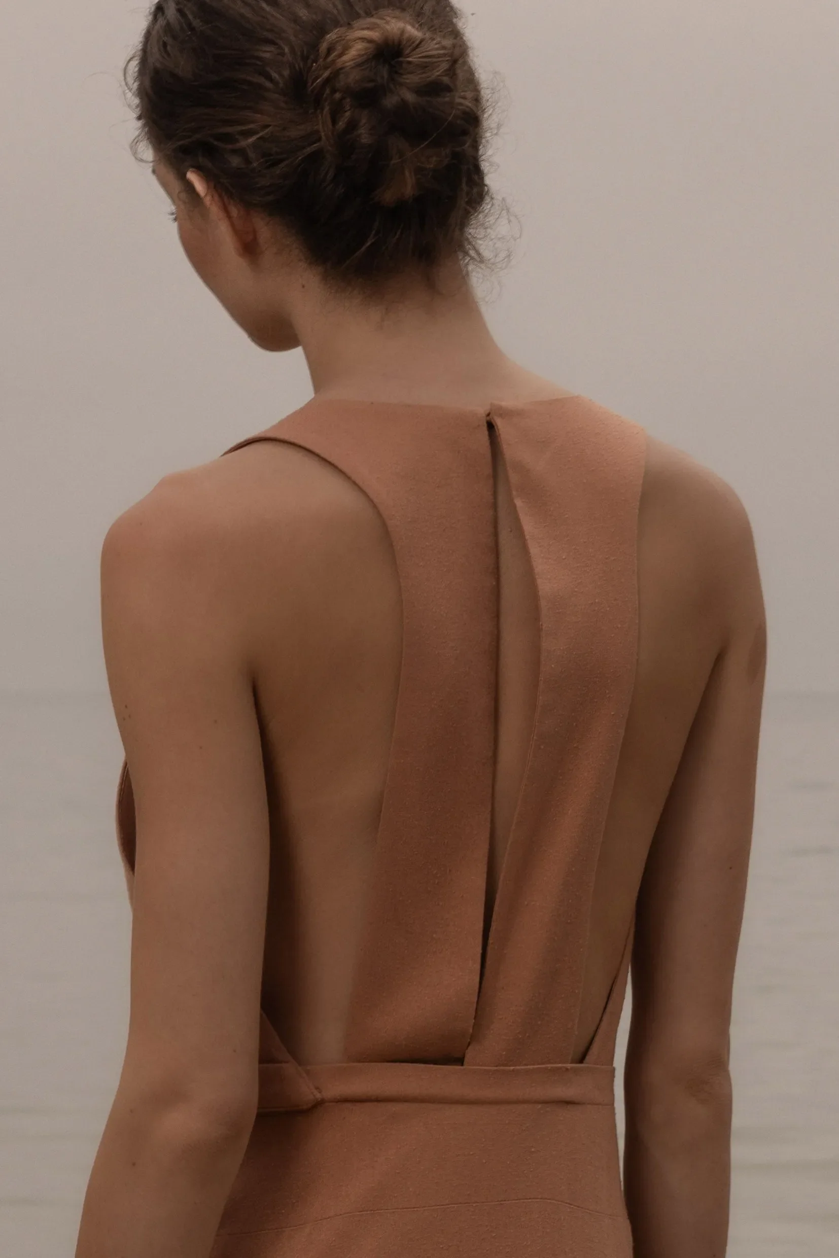 Windsor Gown - Blush Silk Noil - Image 8