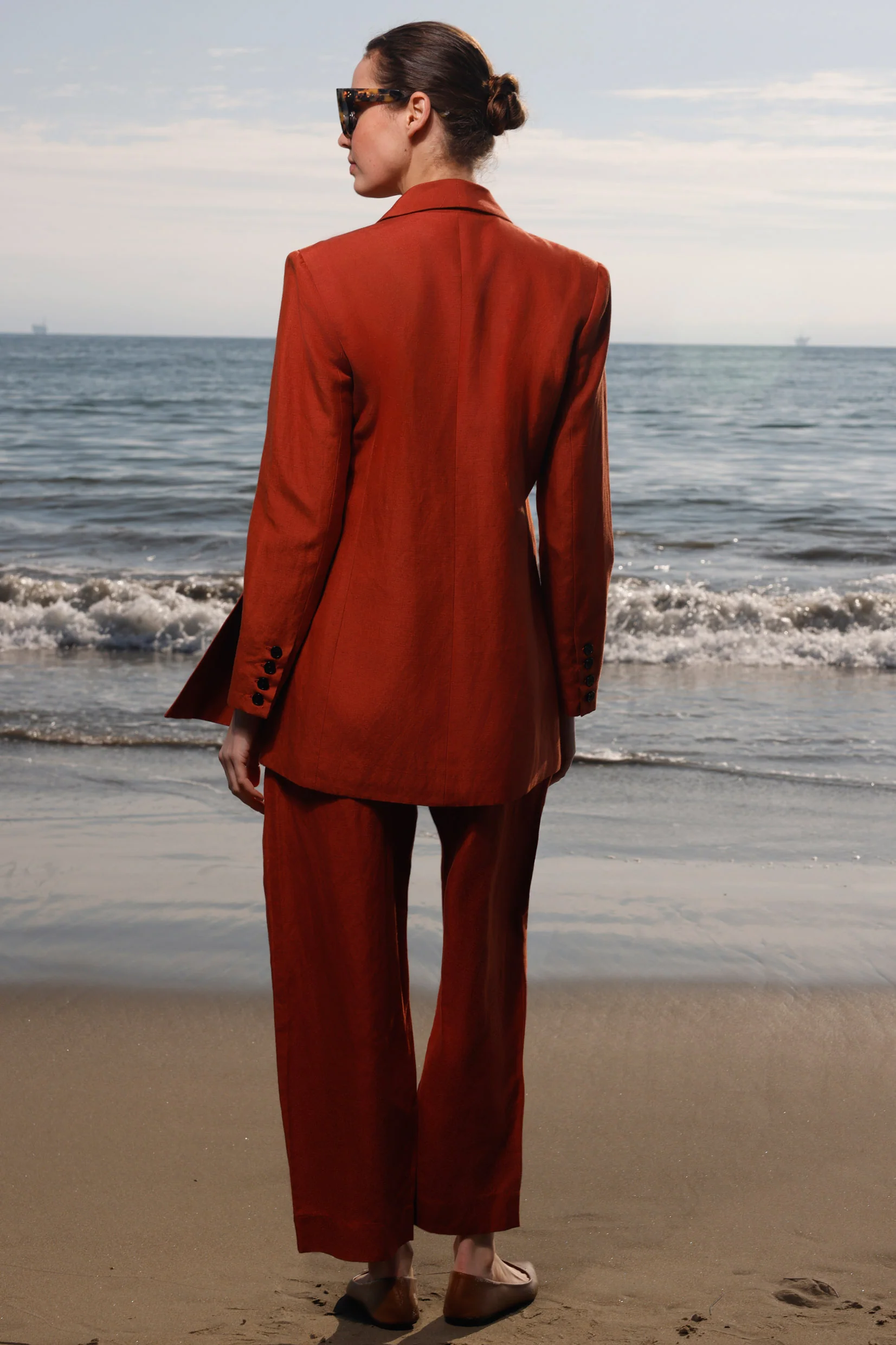 Zelda Blazer - Sienna Silk & Hemp - Image 6